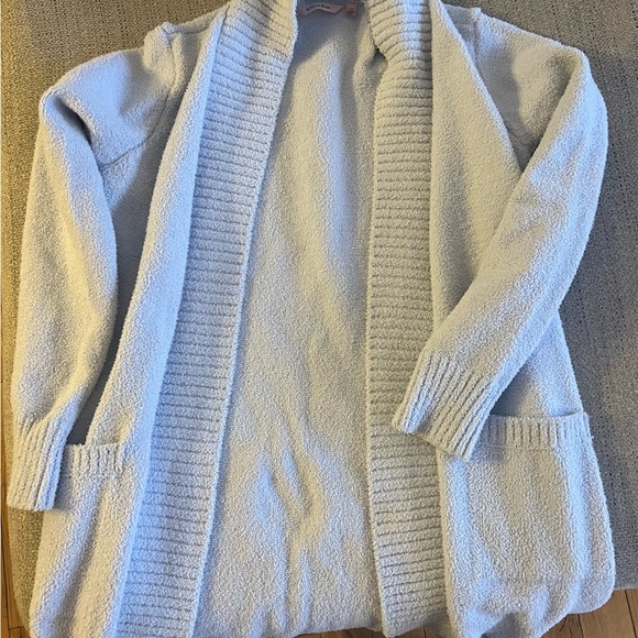 La vie en rose baby blue, terry cloth lounge set. - Picture 7 of 9